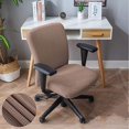 thumbnail image 2 of Fundas para sillas de comedor, fundas elásticas para sillas, funda para asiento de escritorio antipolvo súper ajustada, funda protectora para silla de cocina lavable y extraíble de spandex, 2 of 5