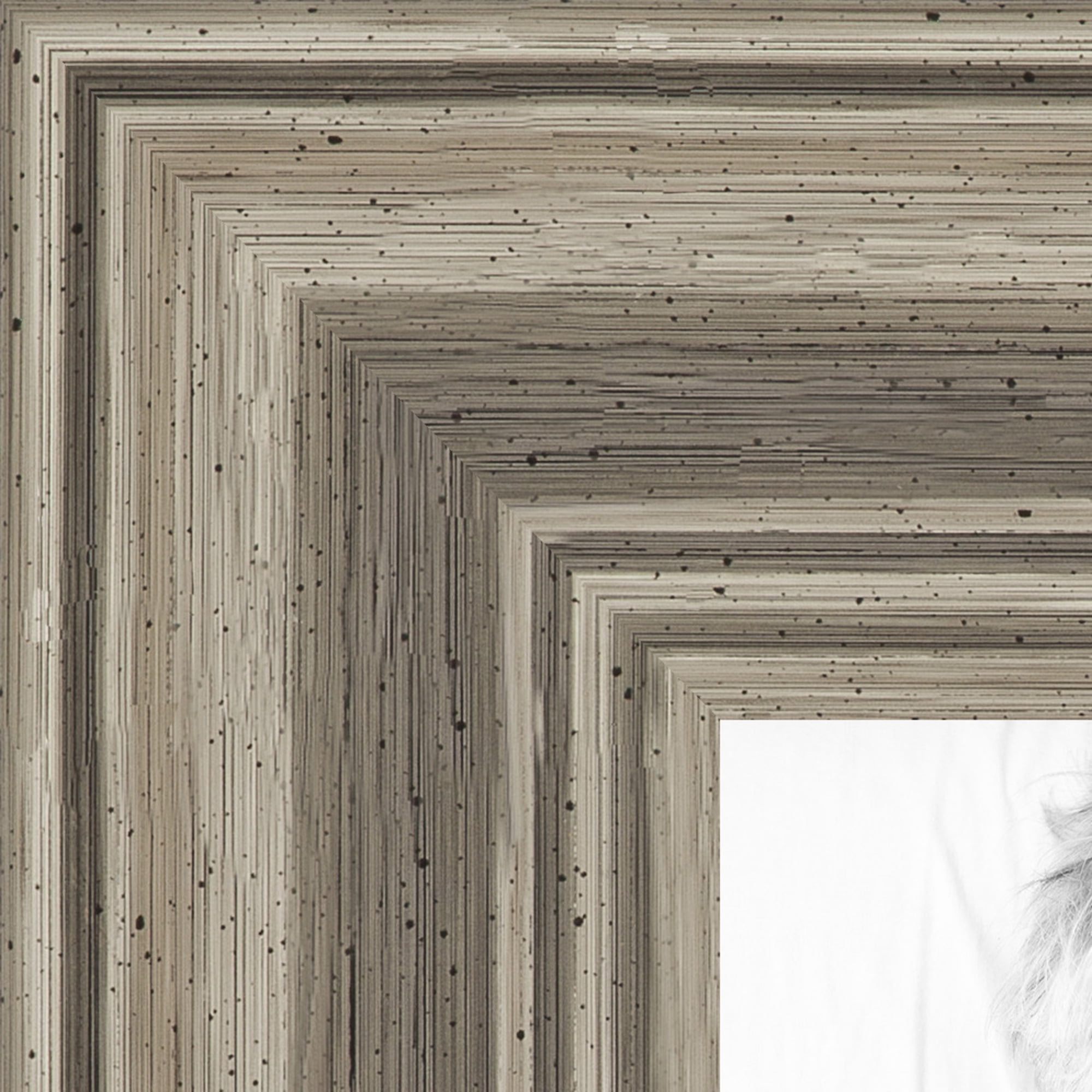 ArtToFrames 8x10 Inch Silver Picture Frame, This Silver Wood Poster