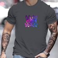 thumbnail image 1 of Camiseta Con Impresión De Calavera De Conejo, Camiseta Cómoda Y Elegante Para Hombres, Camiseta Gráfica Ropa De Verano Para Hombres Al Aire Libre, Ropa De Hombre, Tops Para Hombres, Regalo Para Hombre, 1 of 4