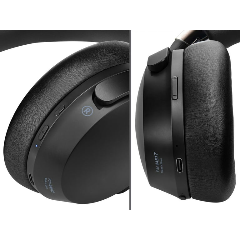 Monoprice - Headphones with mic - full size - Bluetooth - wireless