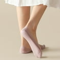 thumbnail image 4 of Viluyesy Womens No Show Socks, Invisible Ultra-Thin Non-Slip Seamless Lightweight Liner Socks Purple, 4 of 4
