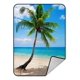 thumbnail image 1 of ABPHQTO Palm Emerald Ocean Tropical Coast Beach Sea Fleece Manta Crystal Velvet Front y Lambswool Sherpa Fleece Back Throw Manta 147x200 cm ABPHQTO Blanket-ZK-61, 1 of 1