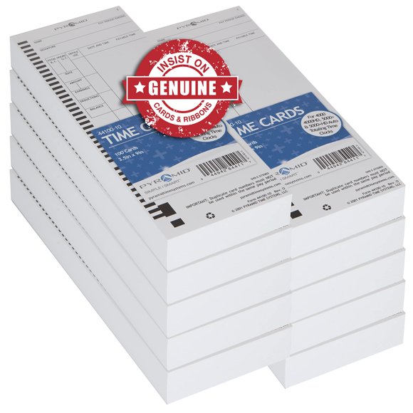 Tarjetas de tiempo Pyramid Time Systems 44100-10 MB 1000 unidades