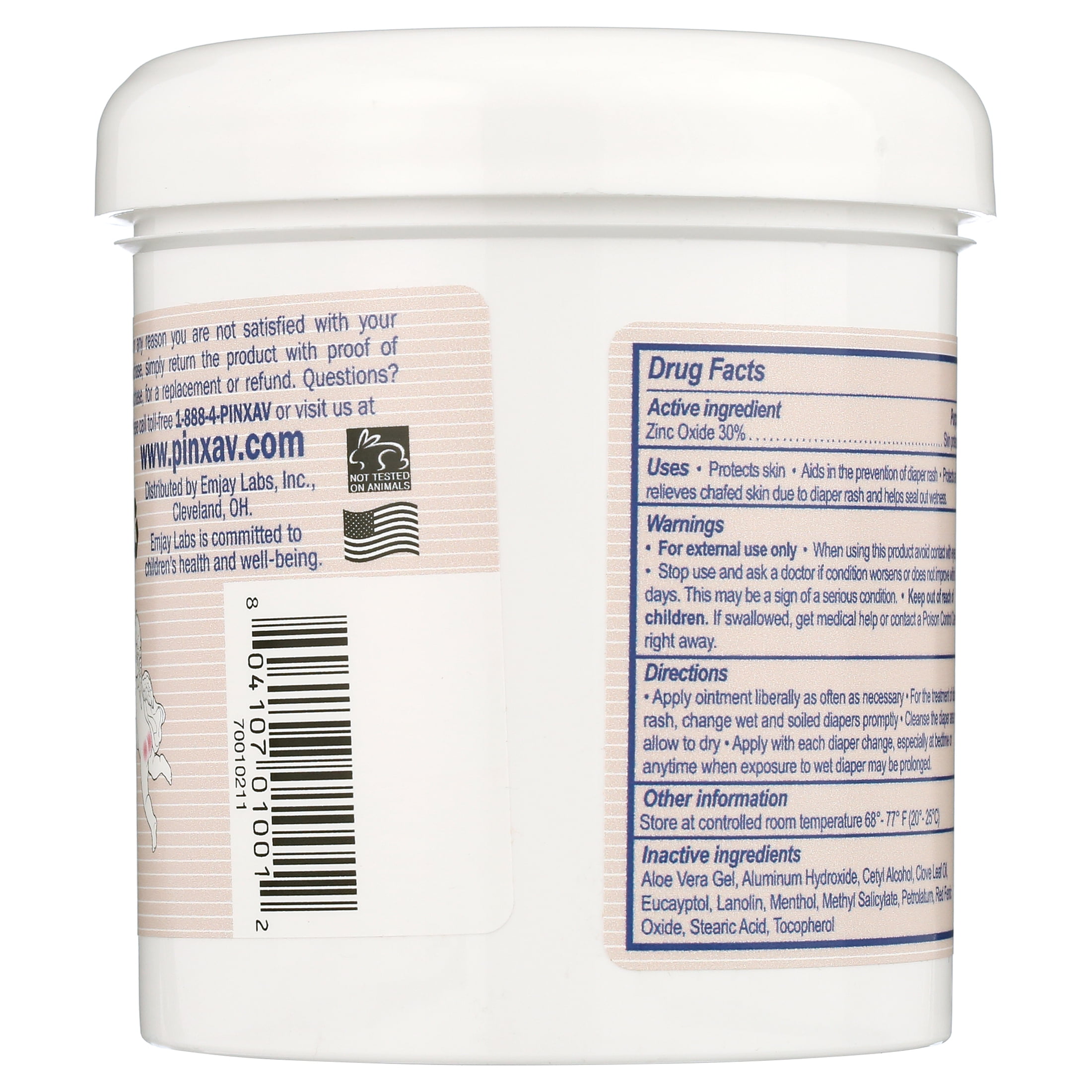 PINXAV Diaper Rash Ointment for Diaper Rash, Eczema, Burns and More - 16 oz