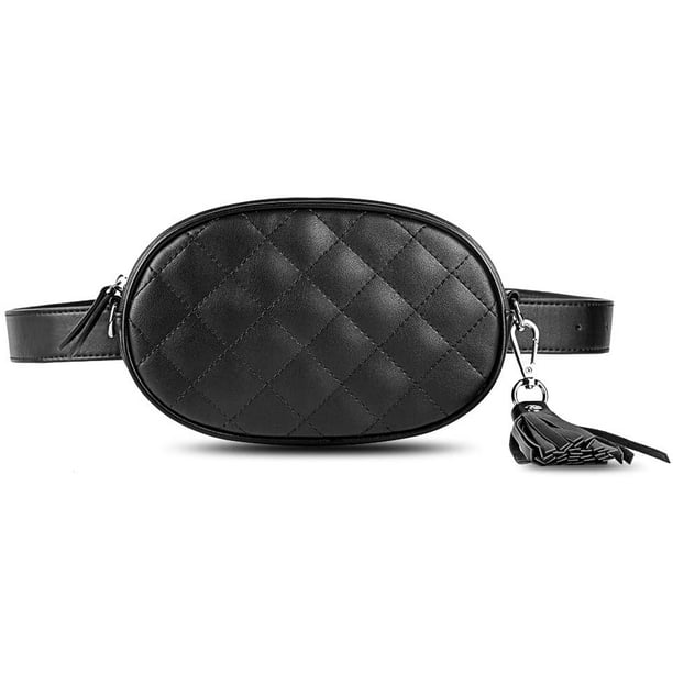 Hengyun1 Waist Bag Ladies Fanny Pack Hip Bags For Women Black