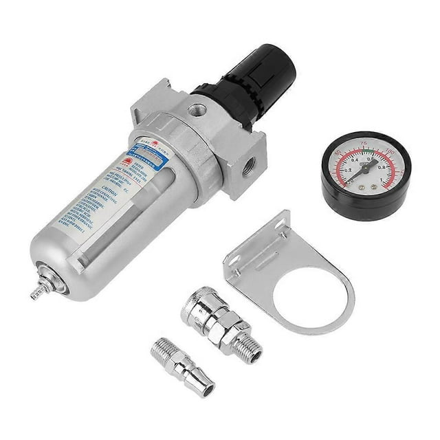 Filtre régulateur de piège à eau et d\'humidité pour compresseur d\'air Rc1/4" avec raccord de montage