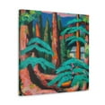 thumbnail image 2 of Cedar Tree Expressionism - Canvas, 2 of 10