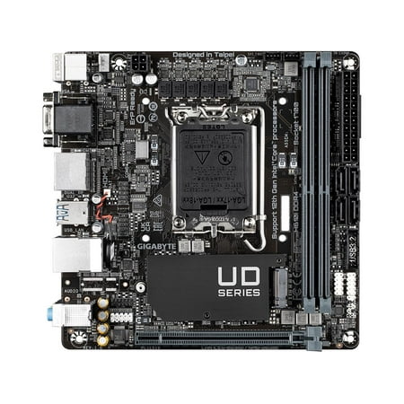 GIGABYTE H610I DDR4 Intel H610 LGA 1700 Mini-ITX Motherboard with DDR4, Single M.2, PCIe 4.0, USB 3.2 Gen1, Intel GbE LAN Chip