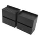 thumbnail image 3 of 4 elevadores de muebles negros de 3 pulgadas, rectangulares y ensanchados, de goma, para el hogar, 3 of 14