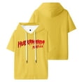 thumbnail image 2 of Hulkamania Forever Hooded T-shirt Short Sleeve Tee Women Men Outdoor Streetwear Tops, 2 of 3