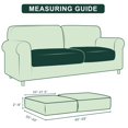 thumbnail image 3 of Hokway Stretch Couch Cushion Slipcovers Reversible Cushion Replacement Slipcovers Sofa Cushion Covers(Coffee 2), 3 of 4