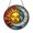 Acrylic 3.5 Inch, variant on Artistic Sun Figure Art Glass Style Decorative Window Hanging2001