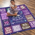 thumbnail image 4 of XZYG 10 Year Old Girl Gift Ideas Blanket Gift For 10 Year Old Girl 10th Birthday Decorations For Girl 10 Year Old Girl Birthday Gifts Birthday Gifts For 10 Year Old Girls(50*60inch), 4 of 6