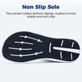 thumbnail image 6 of NRNHI Men's Wide Walking Shoes Arch Support Running Tennis Sneakers Orthotic Cushioning Shoes for Plantar Fasciitis Pain Relief WhiteGrey 13, 6 of 6
