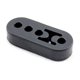 thumbnail image 5 of 2 perchas de escape para coche, soporte de buje aislante pesado (percha de escape de 4 agujeros, negro-2 unidades), 5 of 5
