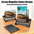 thumbnail image 3 of Smartphone Screen Magnifier with Remote, HD 3D Lens Portable Foldable Viewer, Blue Light Filter for Movies & Gaming, Universal Phone Compatible, No App Needed, 3 of 8