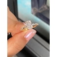 thumbnail image 6 of 3Ct Radiant Cut Real Moissanite Diamond Engagement Ring 14K Yellow Gold Plated, 6 of 6