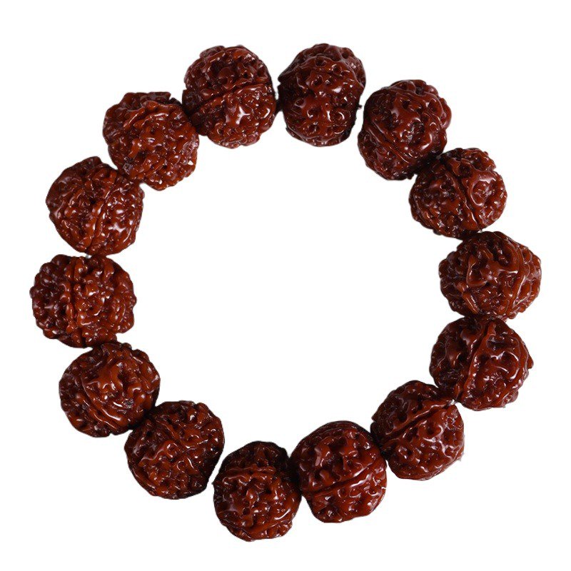 KUQAA Handcrafted Buddha Beads Bracelet Jade Color Gender Neutral Jewelry