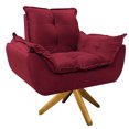 thumbnail image 2 of Sillón Odette B base giratoria - Vino WEIK Odette, 2 of 5