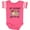 Football Pink and White, variant on Inktastic My Granny Loves Me with Sloth and Hearts Boys or Girls Baby Bodysuit