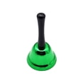 thumbnail image 1 of 1Pc Metal Hand Bell Toy Portable Durable Handbell Hand Percussion Bells Musical Instrument Toy Green, 1 of 7