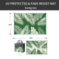 thumbnail image 3 of DEORAB 6'x9' Outdoor Rugs Waterproof Patio Lightweight Reversible Plastic Carpet Outside Camping Mat,DarkGreen, 3 of 8