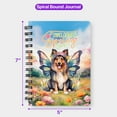 thumbnail image 5 of Welcome Spring Fairy Shetland Sheepdog in Flower Meadow Spiral Bound Journal Sheltie Dog Lover Gifts 5x7in Spiral Notebook - 13002, 5 of 5