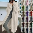 thumbnail image 6 of Women's Plus Size Long Knit Cardigan - Winter Warm Soft Lounge Coat & Chunky Sweater for Cozy Home, Travel and Casual Outerwear, 6 of 8