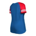 thumbnail image 3 of Women's New Era  Royal Buffalo Bills Raglan Lace-Up T-Shirt, 3 of 3