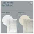 thumbnail image 6 of MOOD Mini Blinds | 48 inch blinds for windows | Cordless Window Treatment | Premium White (2" Vinyl Plus Slats) | 48 x 96, 6 of 7