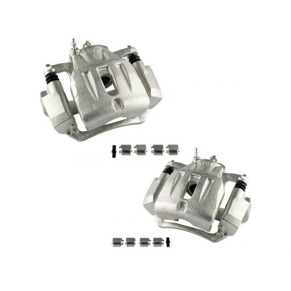 Front Brake Caliper Set 2 Piece - Compatible with 2001 - 2007 Toyota Highlander 2002 2003 2004 2005 2006