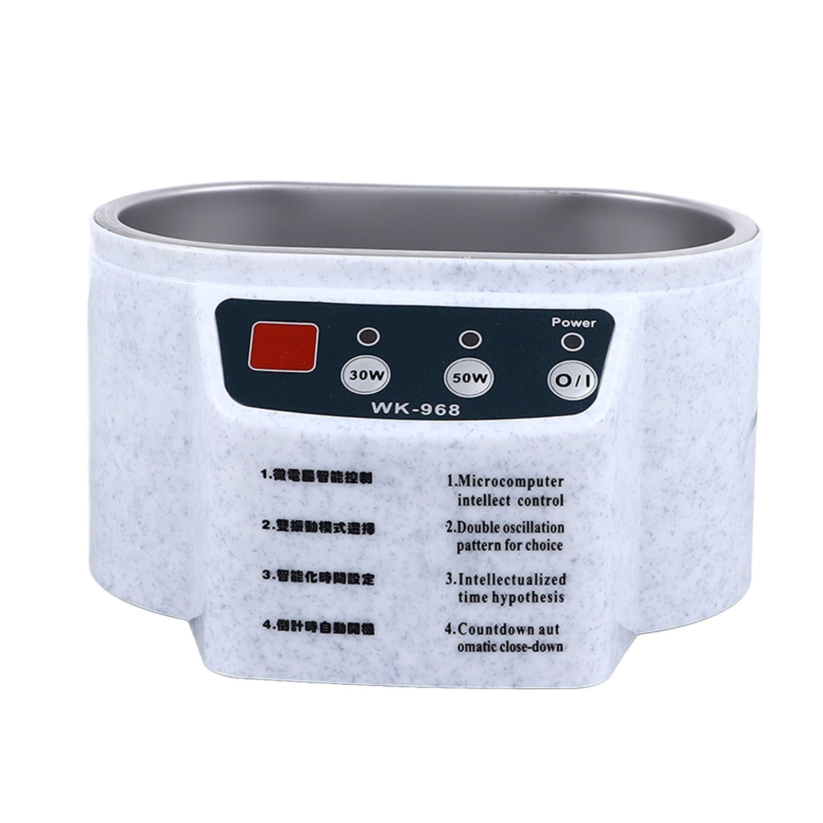Ultrasound Jewelry Cleaner with Timer Household Ultrasound Cleaning Machine for Eyeglasses Rings