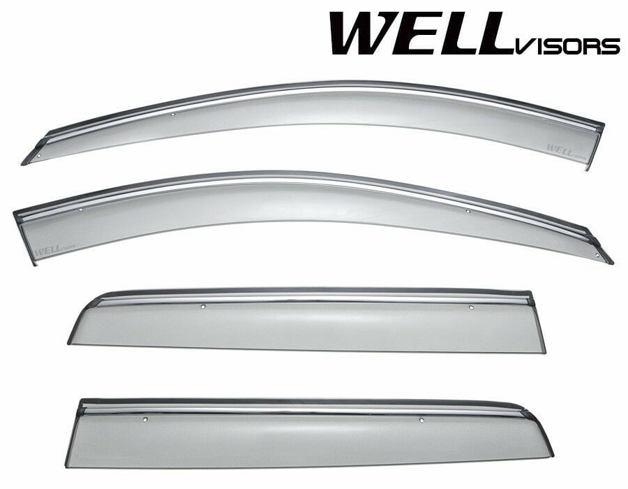 WellVisors Replacement for 20032014 Volvo XC90 Side Chrome Trim Window