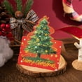 thumbnail image 4 of WEGFTDUOP Christmas Christmas Tree Stamping Greeting Cards Flower Shop Baking Gift Giving Small Cards Message Cards, 4 of 6