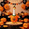 thumbnail image 6 of AZXY Halloween Porch Goose Outfit for 23 Inch Porch Goose Statue, Pumpkin Print Goose Clothing, Goose Cloth, Holiday Fall Costume Accessory for Cement Plastic Lawn Outdoor Porch Decor, 6 of 6