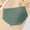 Green, variant on HBYJLZYG Women's Seamless Panties, High Waist Scalloped Edge Briefs with Stretch Breathable Fabric, Comfy No-Show Underwear for Everyday Wear and Sports