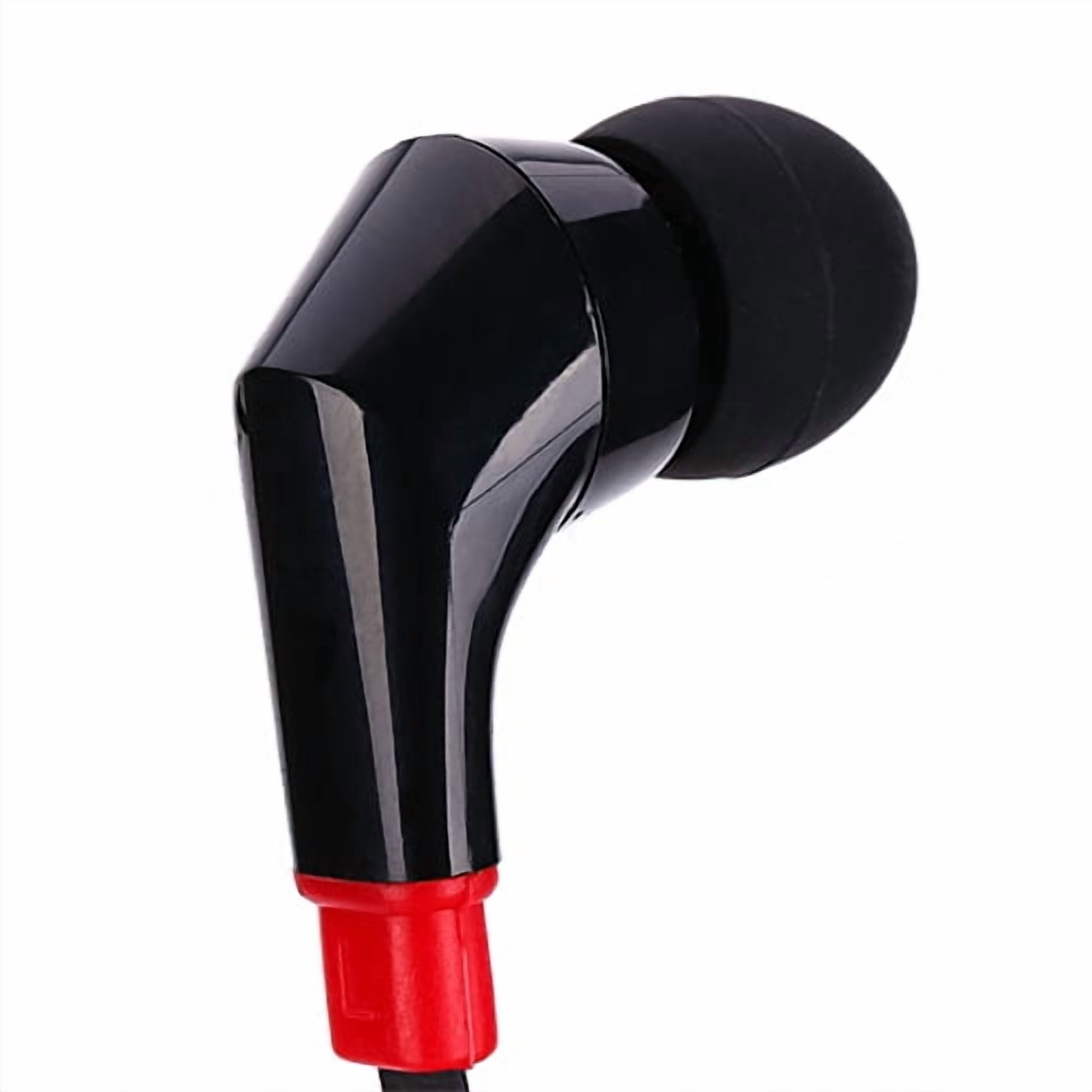 Mono Headset for Motorola Moto Tab G62/Tab G70 - Earphone w Mic Wired Earbud 3.5mm Single Headphone Hands-free Microphone Black