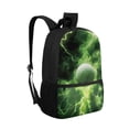 thumbnail image 2 of Uourmeti Personalized Backpack for Work School, 17 Inch Durable School Backpack, Golf Ball Pattern, 2 of 6