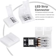 thumbnail image 6 of LED Strip Connectors - 4 Pin Solderless Gapless RGB L Splitter Right Angle & T-Shape Connectors for RGB 3528 2835 Multicolor LED Strip Lights$$Tools & Hardware Other, 6 of 7