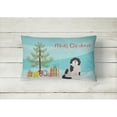 thumbnail image 2 of Carolines Treasures CK3888PW1216 Cavachon 3 Christmas Tree Canvas Fabric Decorative Pillow, 12H x16W, multicolor, 2 of 4