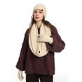 thumbnail image 3 of Lnzyyephy Women's Winter Knitted Hat with Scarf Gloves Socks 4 Pcs Sets Thick Warm Suits Winter Accessories, 3 of 9