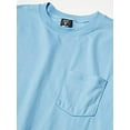 thumbnail image 2 of Men's Hanes Beefy-T w/Pocket (Pack of 2) 2 Light Blue, 2 of 3