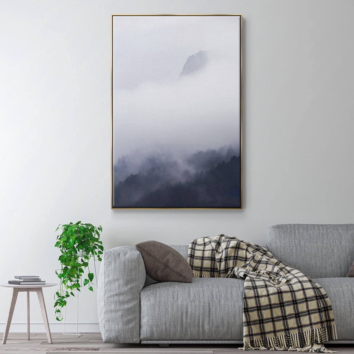 Above the Clouds Framed Premium Gallery Wrapped Canvas - Ready to Hang