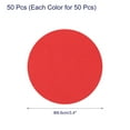 thumbnail image 2 of Uxcell 50 Pack Round Cutouts Paper Bulletin Board Decorations Multi-Color 3.4x3.4", 2 of 6