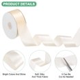 thumbnail image 2 of Beige Satin Ribbon 50 Yards 1-1/2" Wide Polyester Fabric Ribbon DIY Decoration, 2 of 7