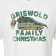 thumbnail image 3 of National Lampoon's Christmas Vacation - Griswold Family Christmas - Juniors Cropped Cotton Blend T-Shirt, 3 of 5