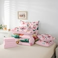 thumbnail image 5 of Feelyou Kawaii Pink Nutcracker Twin Bedding Sets 7-Piece, Christmas Princess Bedding Comforter Set, Teen Kid Child Reversible Sheet Sets, Microfiber Bedroom Decor, 5 of 7