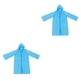 thumbnail image 3 of Yuarrent 1 Uds. Chubasquero desechable grueso para niños, Poncho con capucha para niños, Material impermeable de PEVA, impermeable portátil Type6 NO6, 3 of 6