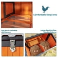 thumbnail image 2 of Weatherproof outdoor chicken coop with waterproof PVC roof. Outdoor chicken coop with removable bottom for easy cleaning.Large space Coop suitable for 6-8 chickens, 2 of 7