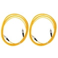 thumbnail image 1 of Cable de conexión de fibra óptica monomodo FC/UPC a FC/UPC, 2 unidades, 3 metros, amarillo, 1 of 10